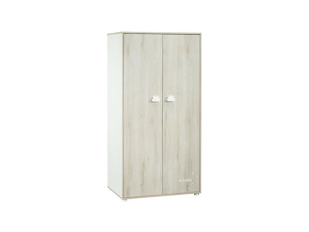 Armadio a 2 ante in legno 168x85x57cm
