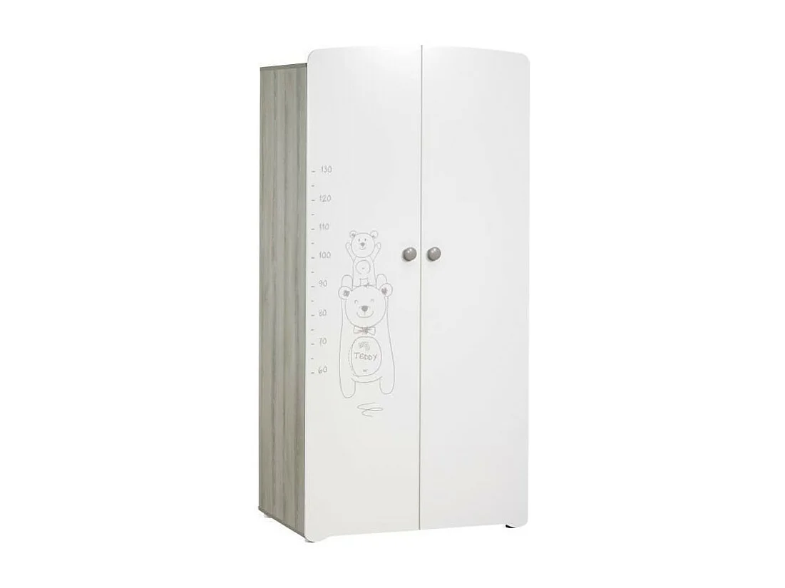 BABYPRICE Armoire 2 portes TEDDY
