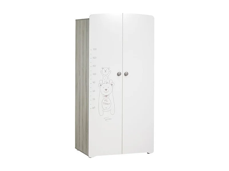BABYPRICE Armoire 2 portes TEDDY