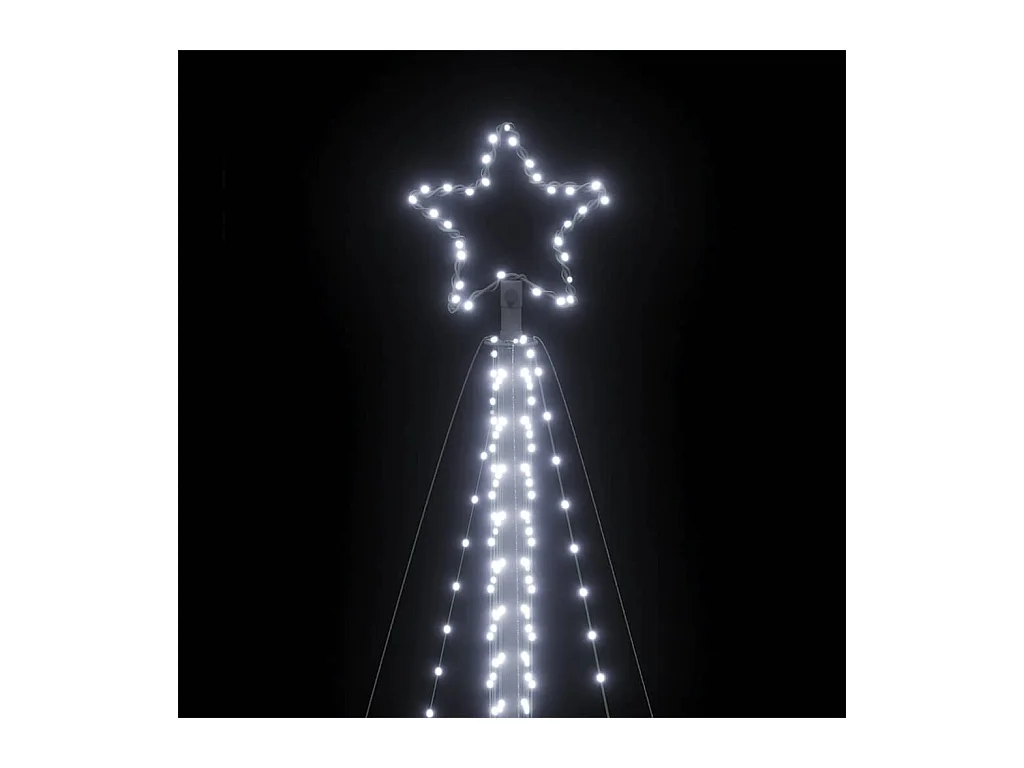 LED-kerstboom 789 LEDs koud wit 476 cm