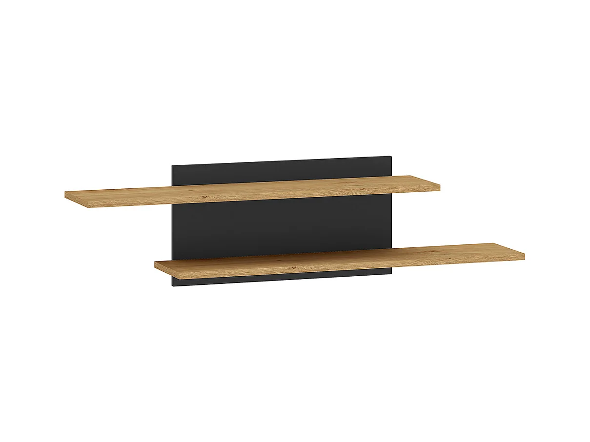 Ysia Houten en Zwarte Wandplank