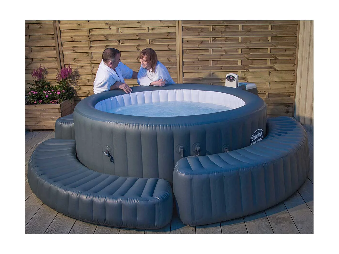 Contorno gonflable tipo banco para Spa Gonflable 4/6 places "Lay-Z Spa Surround" - 198 x 40 x 40 cm