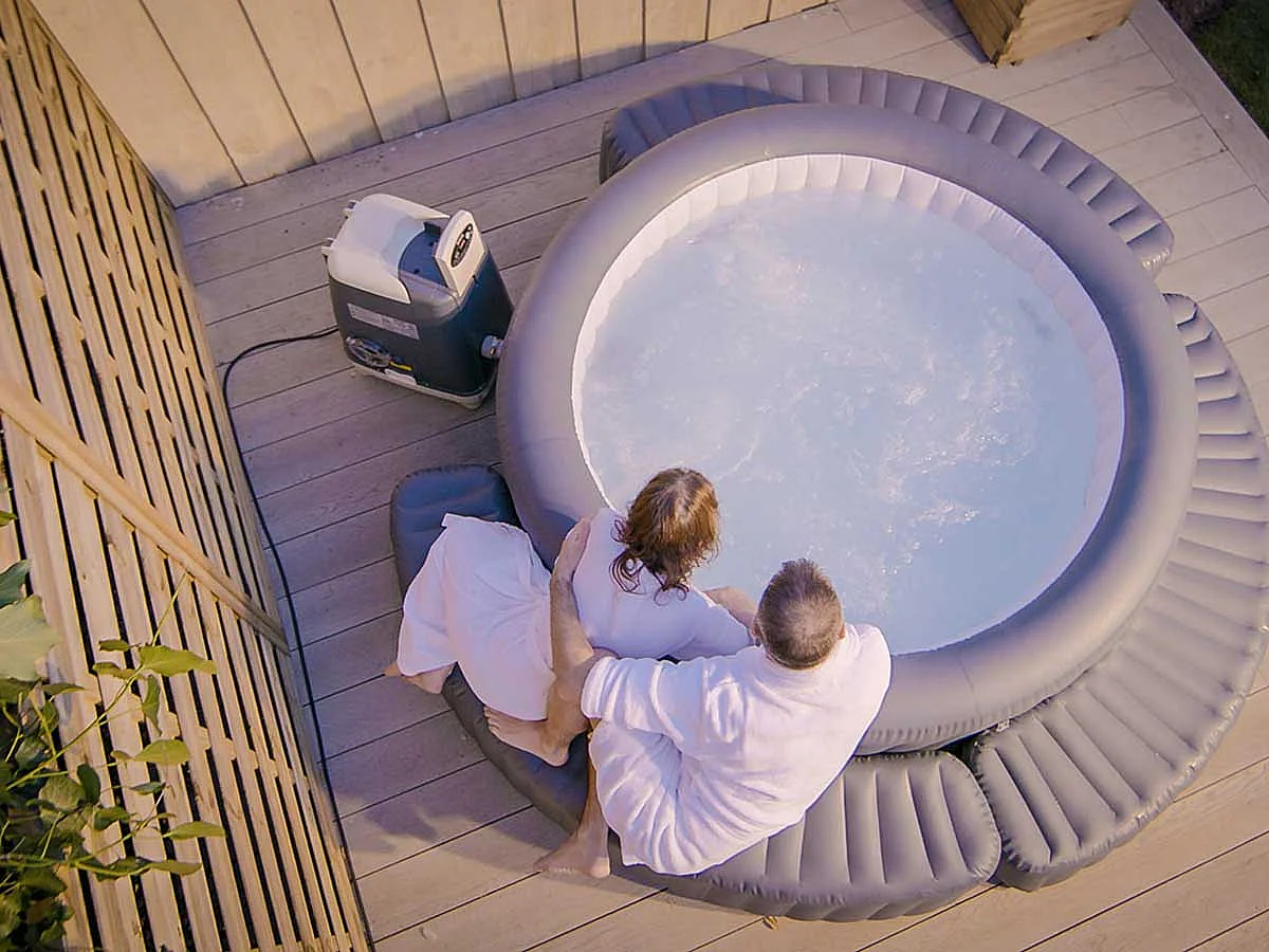 Contorno gonflable tipo banco para Spa Gonflable 4/6 places "Lay-Z Spa Surround" - 198 x 40 x 40 cm