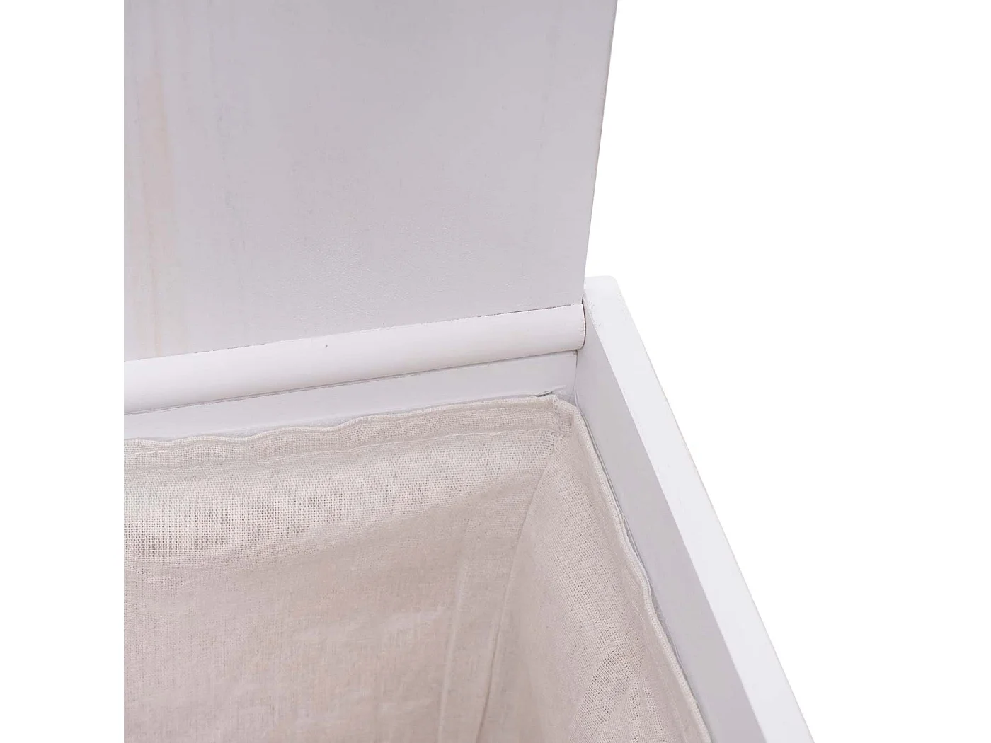 Panier à linge bac bois blanche 51 x 35 x 61 cm 04_0003751