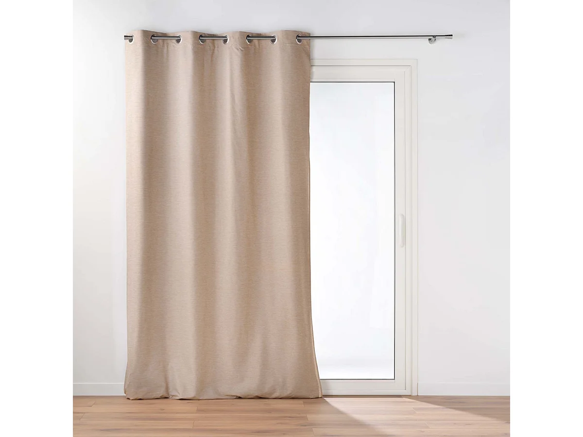 Rideau Occultant Thermique "Coverline" 140x260cm Beige