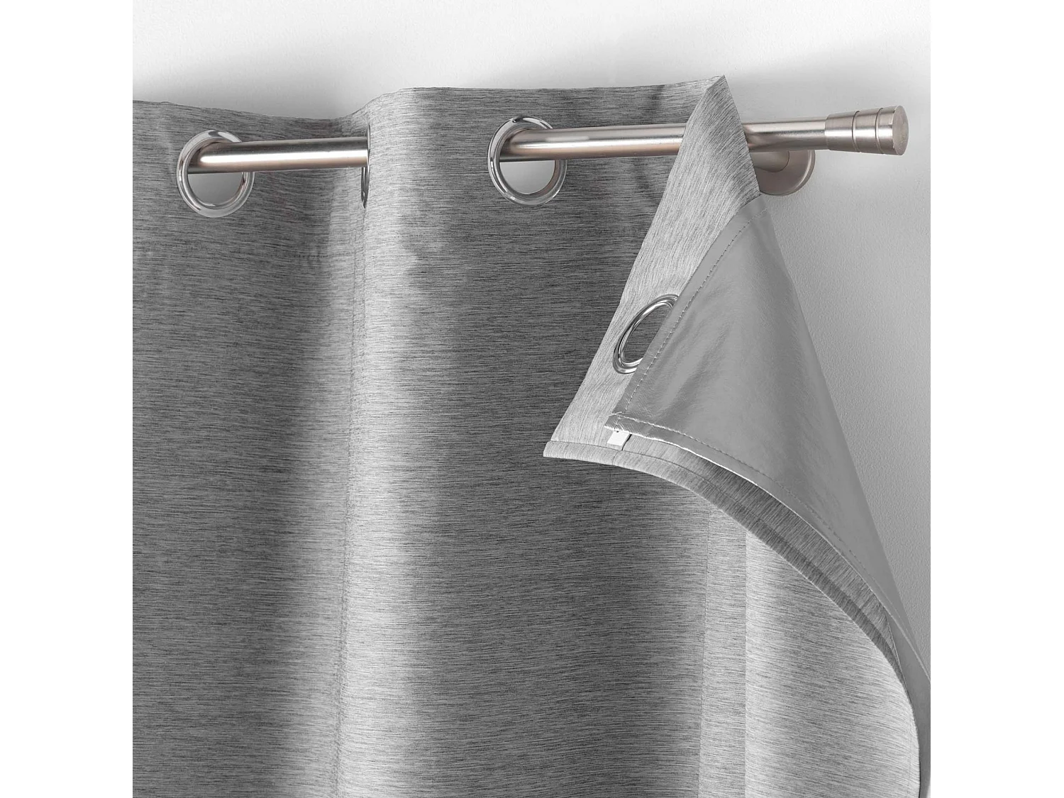 Rideau Occultant Thermique "Coverline" 140x260cm Anthracite