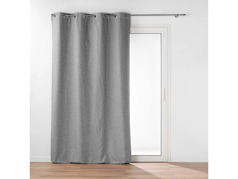 Rideau Occultant Thermique "Coverline" 140x260cm Anthracite