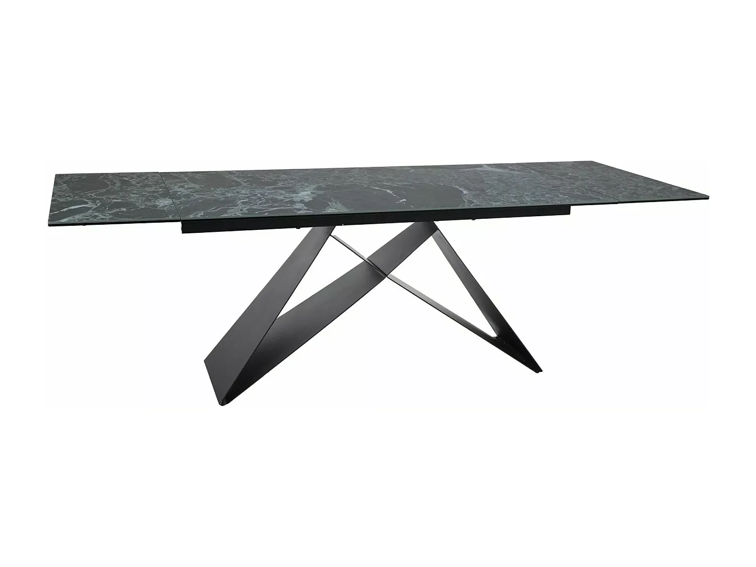 Table à manger  Westin Turkis (90x160-240)/céramique/Bleu&Vert