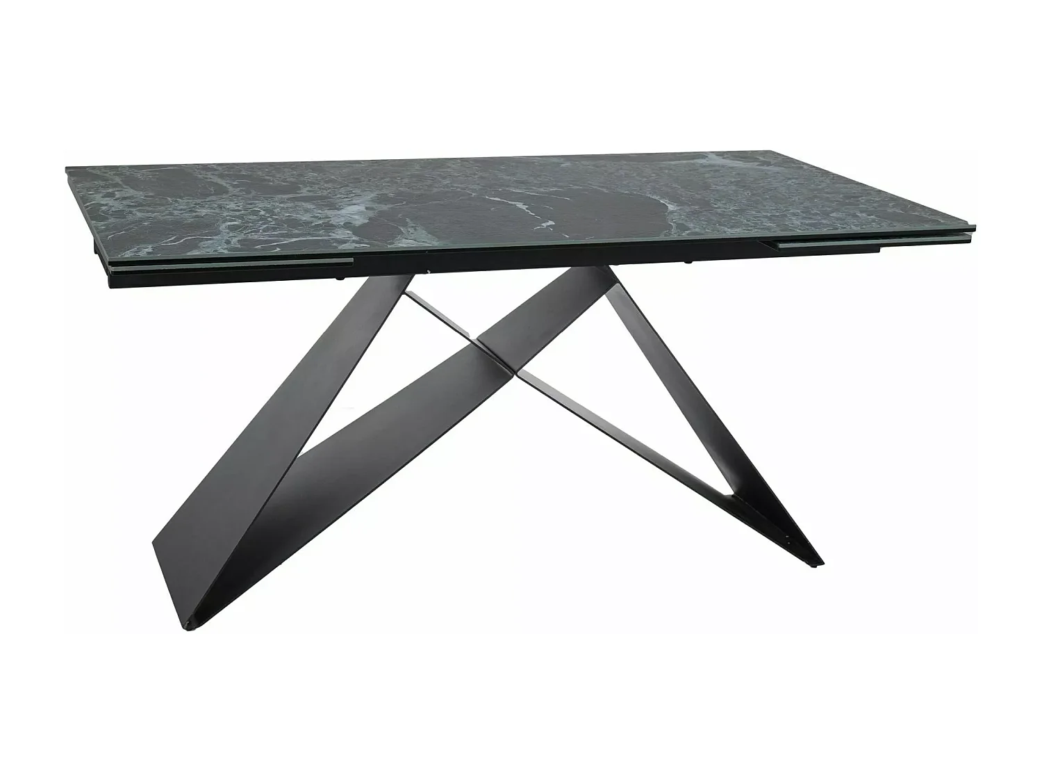 Table à manger  Westin Turkis (90x160-240)/céramique/Bleu&Vert