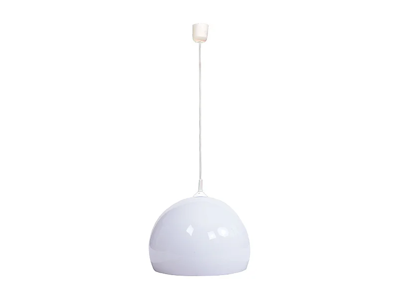 Suspension lampe suspendue abat-jour blanche 04_0008414