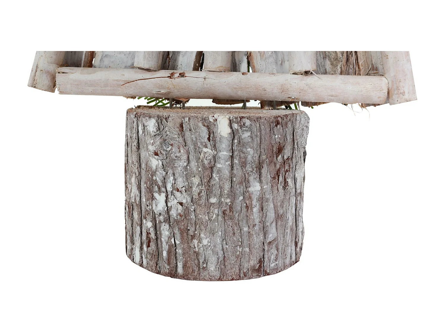 Sapin de noël décoratif bois marron 26 x 12 x 59 cm 04_0008328