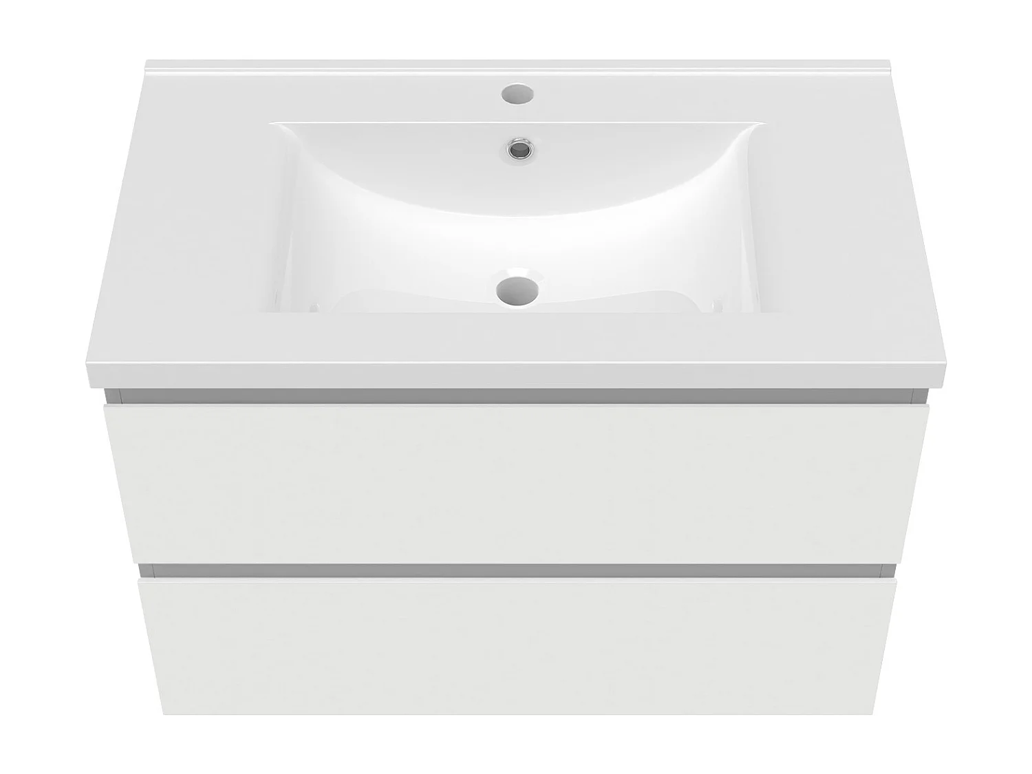 AICA Ensemble meuble Salle de Bain Anthracite 80cm avec colonne, simple vasque et Led miroir dimmable avec 3 couleurs, Bluetooth et 3X grossissement.