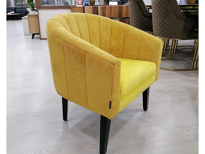 Relax Sessel Lazy/Stoffbezug/Gelb