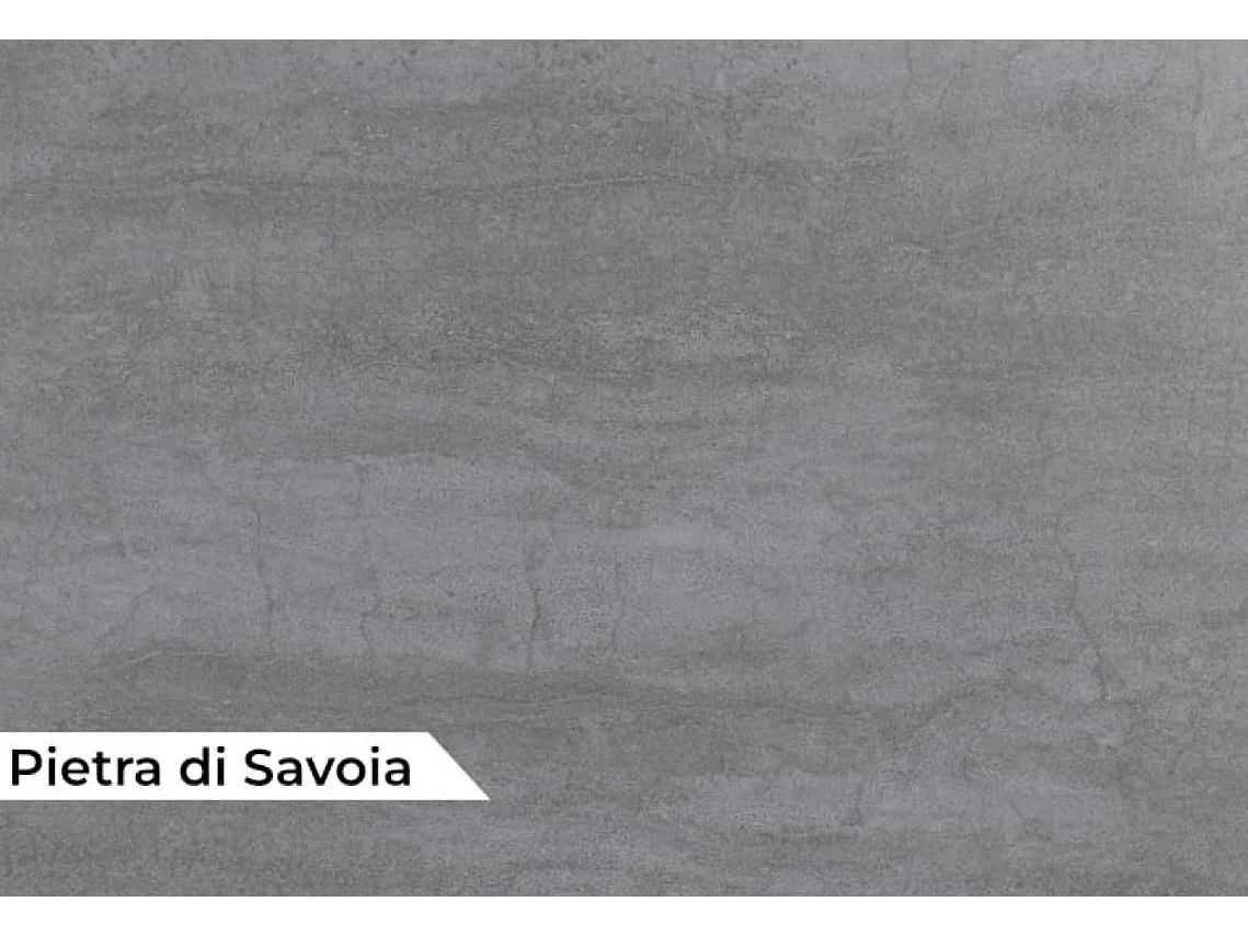 Esstisch  Westin Pietra (90x160-240)/Keramik/Grau&Schwarz