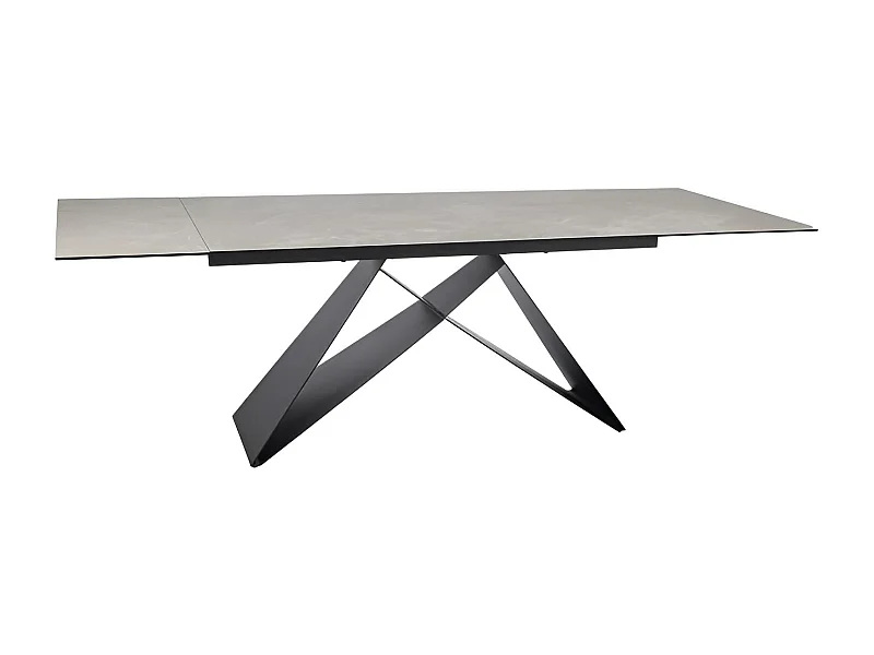 Tavolo da pranzo  Westin Creme (90x160-240) /Ceramica/Beige&Schwarz