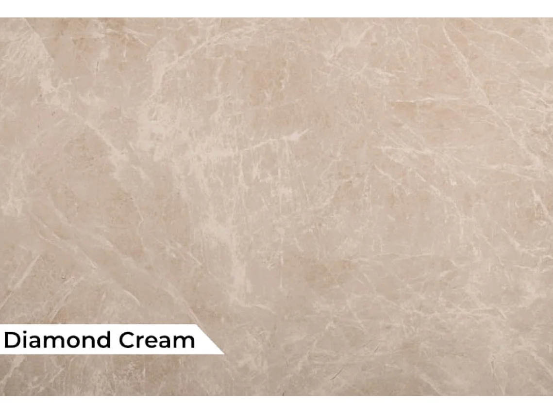 Tavolo da pranzo  Westin Creme (90x160-240) /Ceramica/Beige&Schwarz