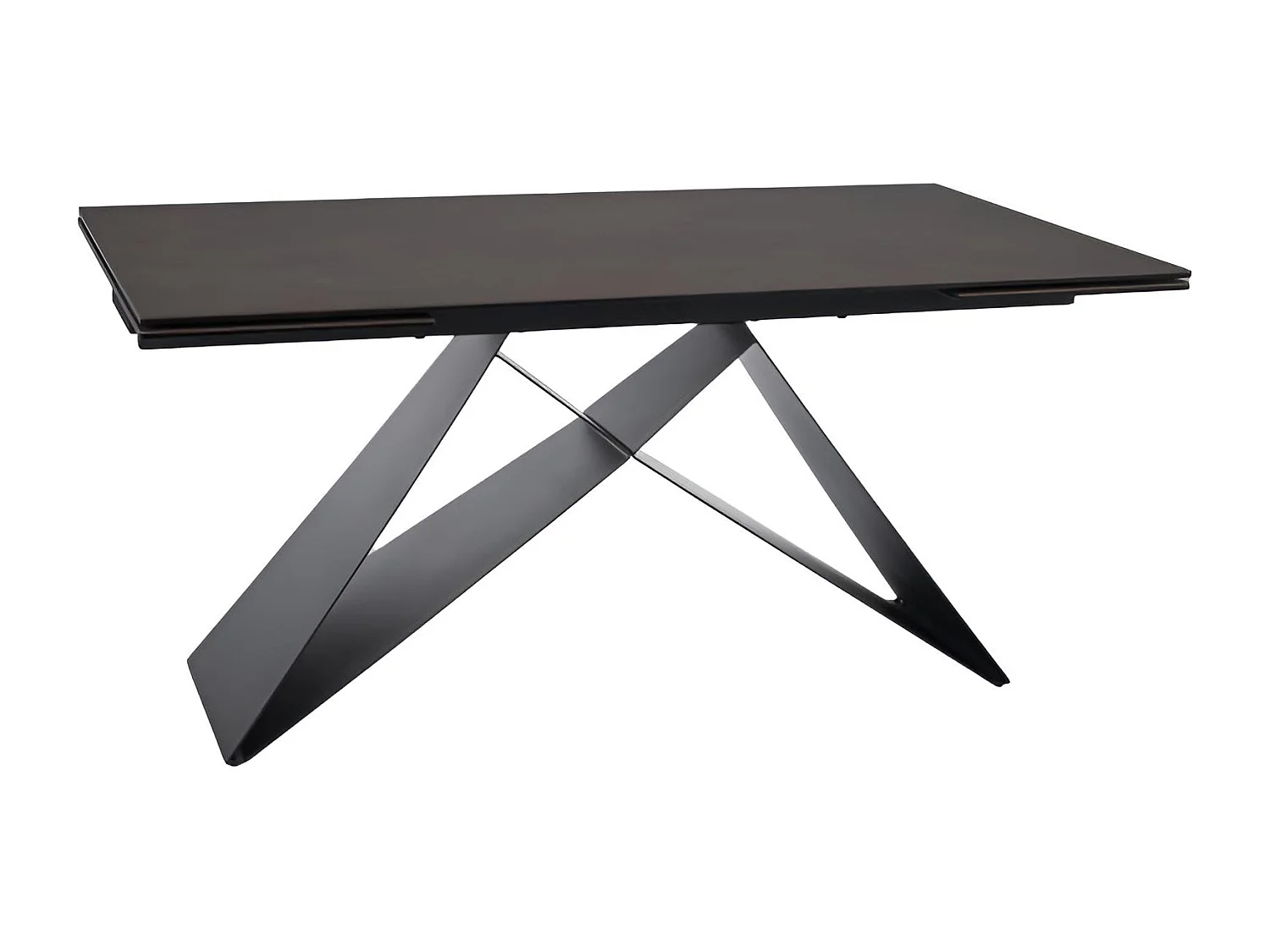 Table à manger  Westin Ossido (90x160-240)/Céramique/Marron&Noir