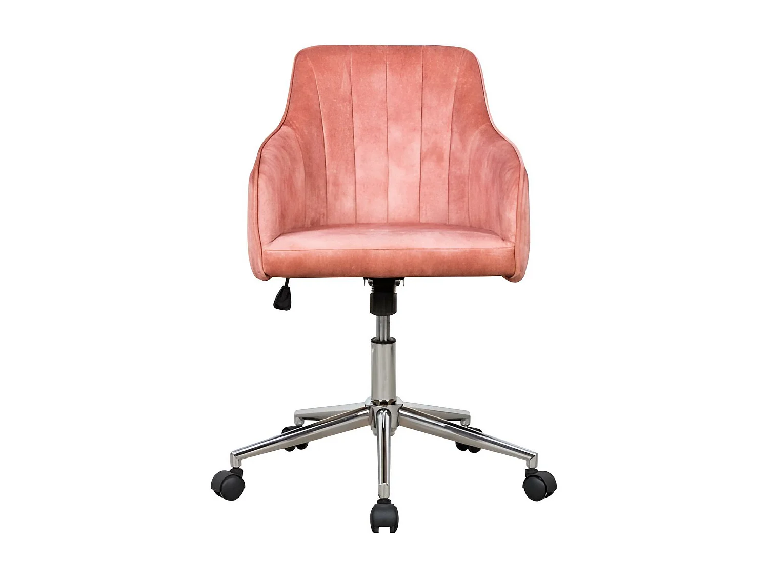 Bürostuhl Wilson/Samtstoffbezug/Pink