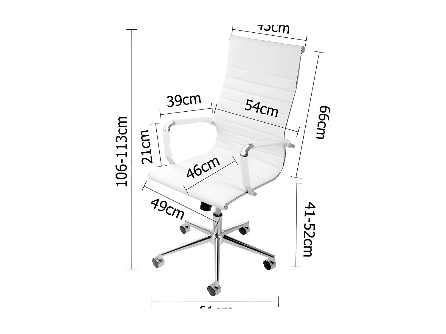 Office Nil/Kunstleder/Schwarz