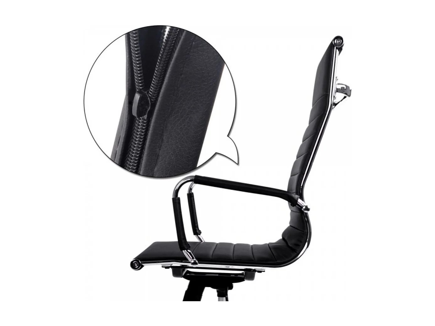 Bureau Chaise Nil/Cuir synthétique/noir