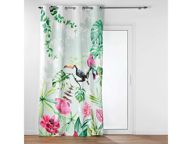 Rideau à Œillets "Louisiane" 140x260cm Multicolore