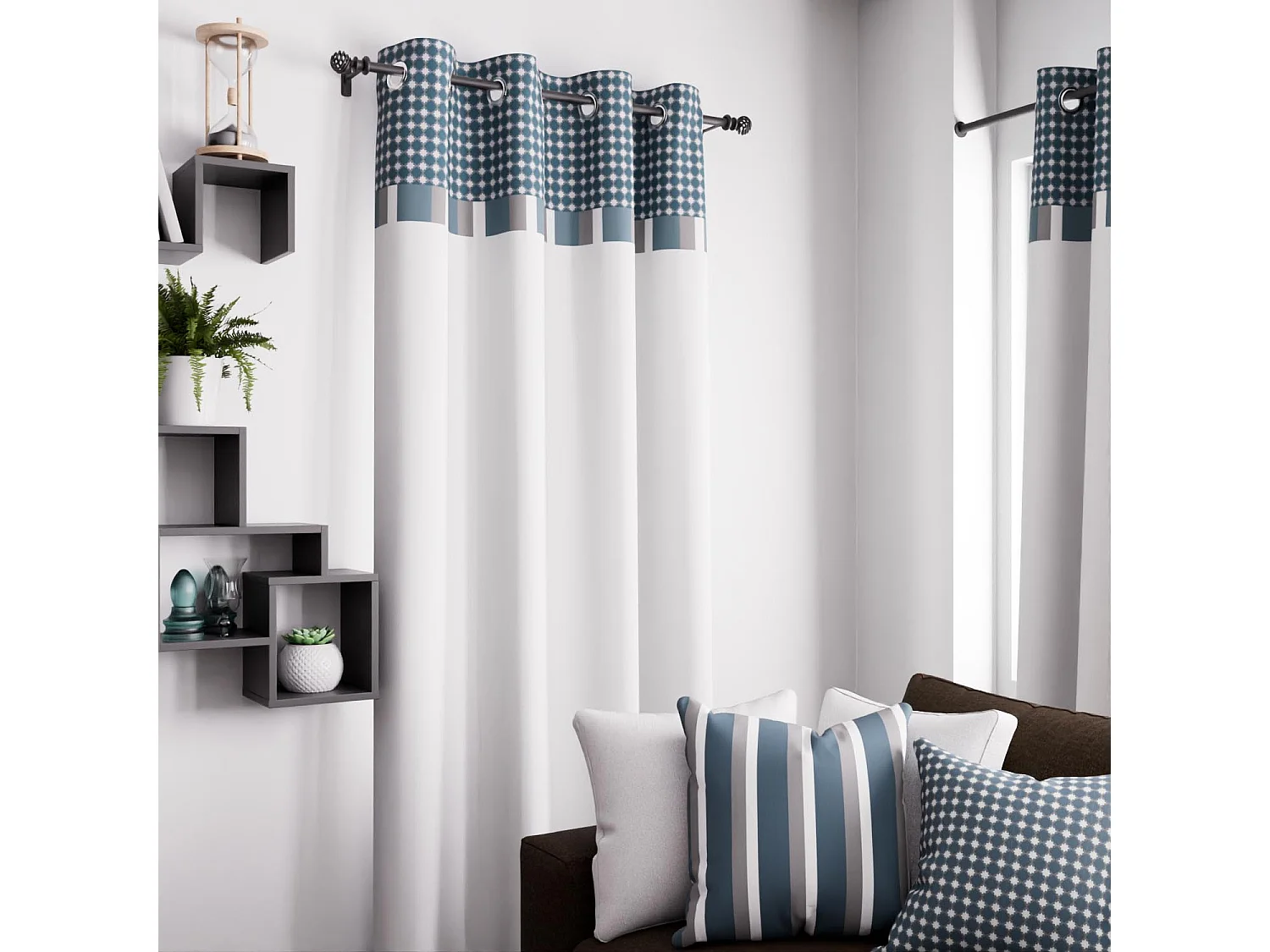 Cortina con ojales 135x250 cm LISBOA