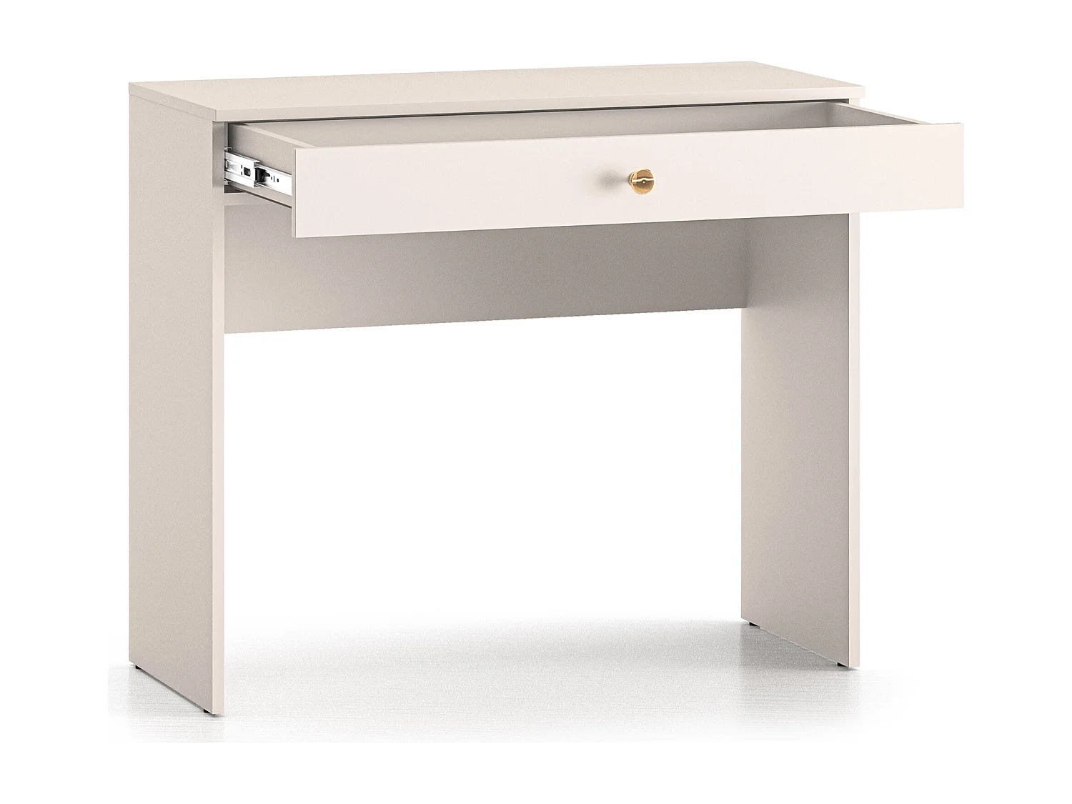 Kaptafel - met lade - 100 cm - greige - SELGIN