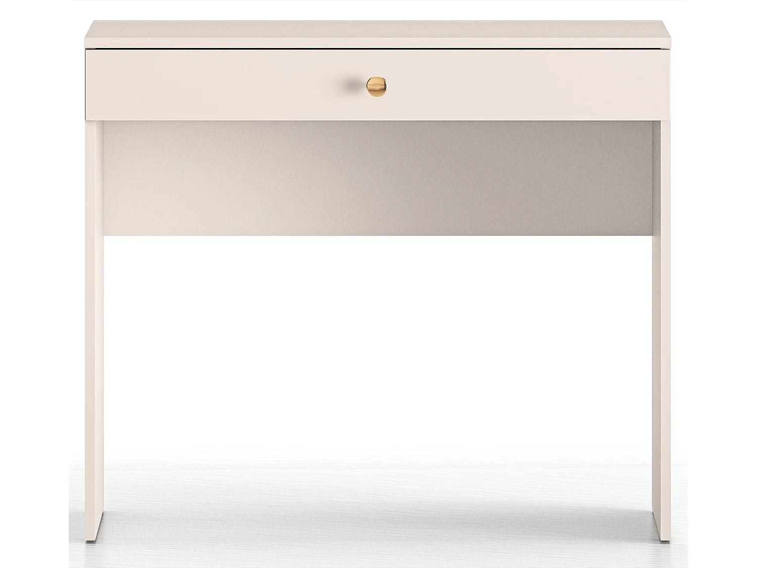 Kaptafel - met lade - 100 cm - greige - SELGIN