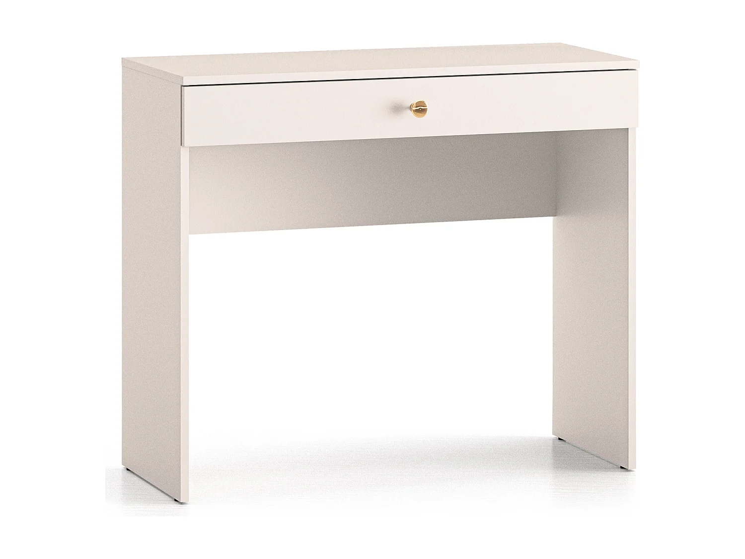 Kaptafel - met lade - 100 cm - greige - SELGIN