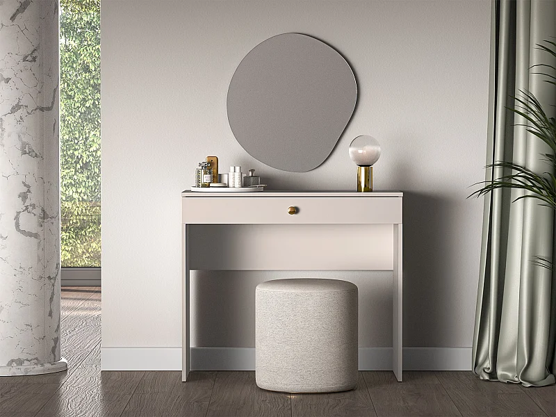 Tocador con cajón - greige - 100 cm - SELGIN