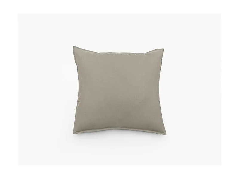 Taie d'oreiller en coton lavé - Palace - 65 x 65 cm - Nude