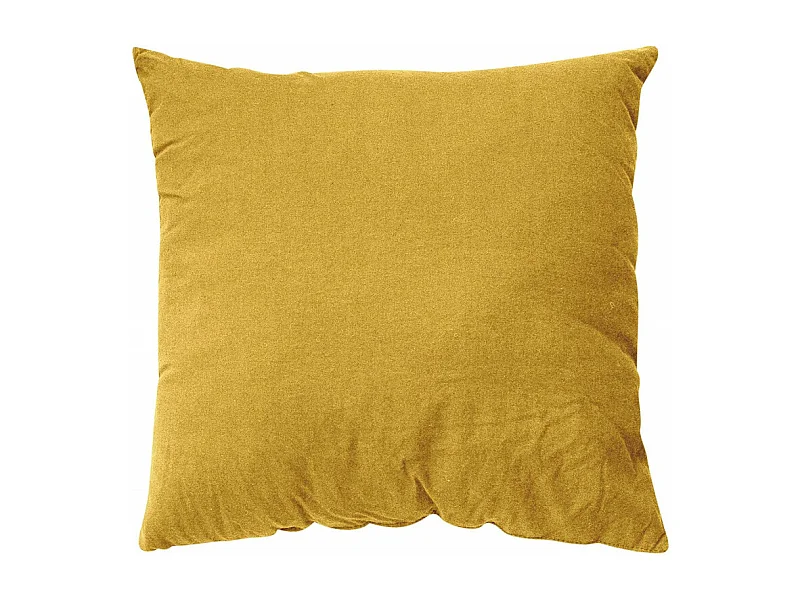 Taie d'oreiller en coton - Palace - 65 x 65 cm - Jaune moutarde