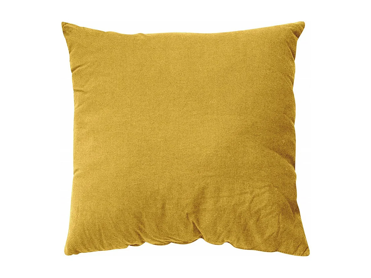 Taie d'oreiller en coton - Palace - 65 x 65 cm - Jaune moutarde