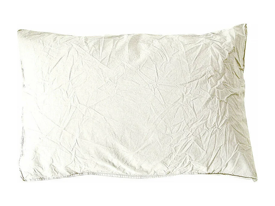 Taie d'oreiller en coton - Palace - 50 x 70 cm - Blanc nacré