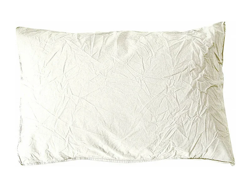 Taie d'oreiller en coton - Palace - 50 x 70 cm - Blanc nacré