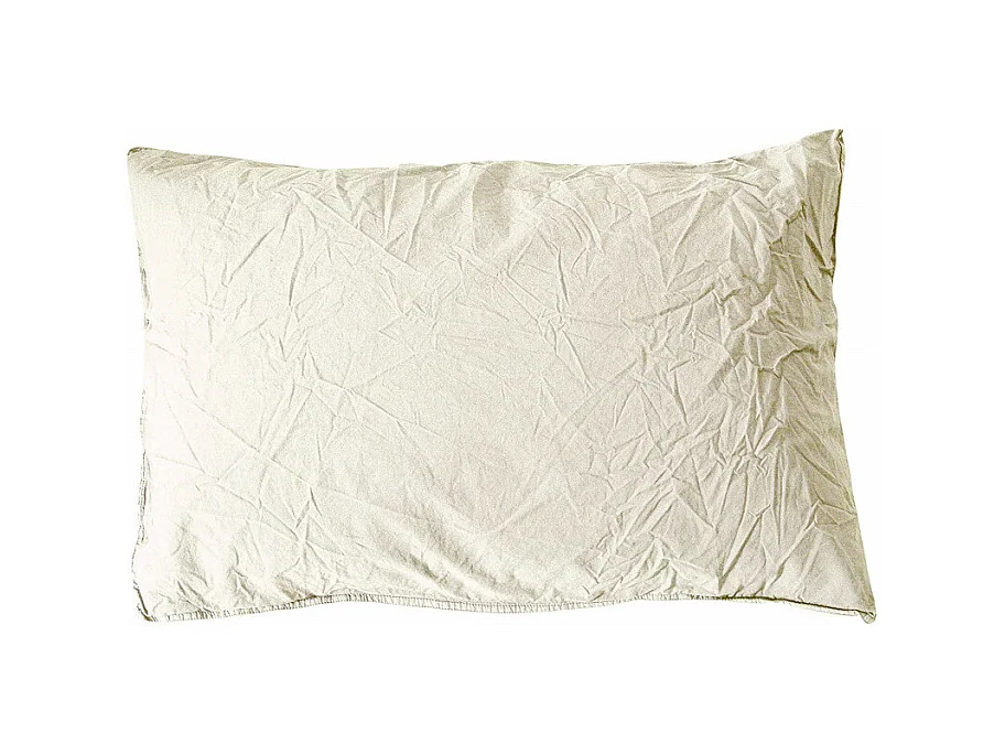 Taie d'oreiller en coton- Palace - 50 x 70 cm - Blanc