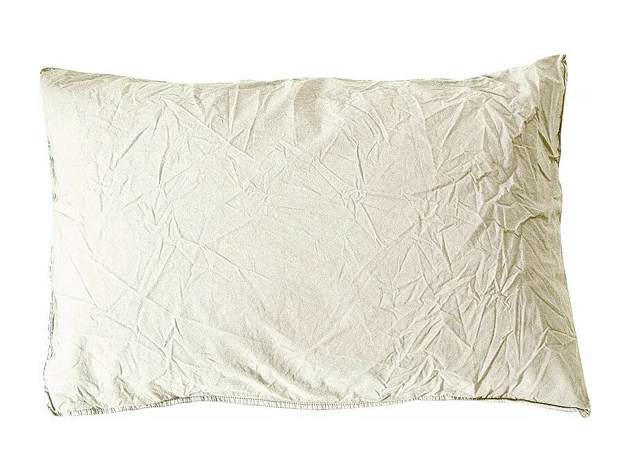 Taie d'oreiller en coton- Palace - 50 x 70 cm - Blanc