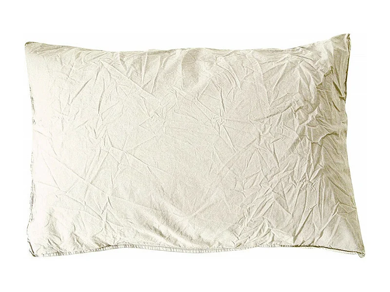 Taie d'oreiller en coton- Palace - 50 x 70 cm - Blanc