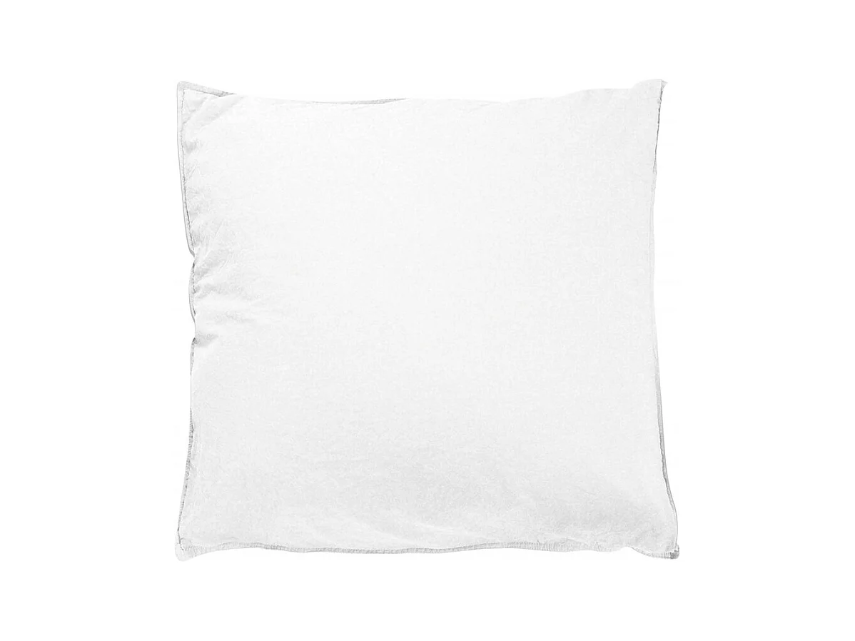 Taie d'oreiller en coton - Palace - 65 x 65 cm - Blanc neige