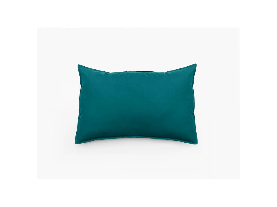 Taie d'oreiller - 50 x 70 cm - Gaia - Bleu Paon