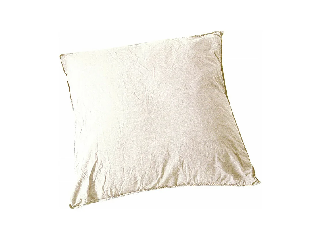 Taie d'oreiller en coton - Palace - 65 x 65 cm - Blanc nacré