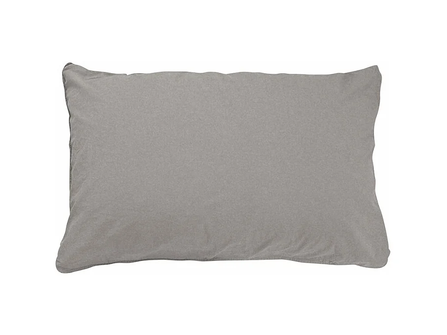 Taie d'oreiller en coton - Palace - 50 x 70 cm - Gris
