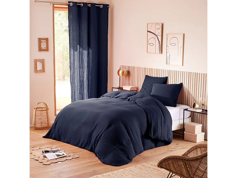 Taie d'oreiller "Noah" 50 x 70 cm "Gaze de Coton"