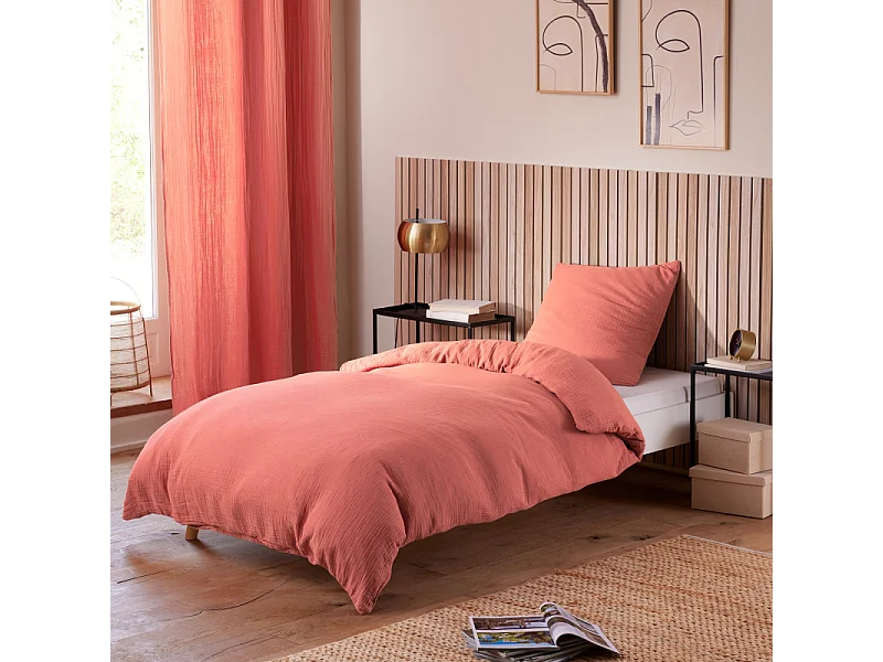 Taie d'oreiller "Noah" 50 x 70 cm "Gaze de Coton"