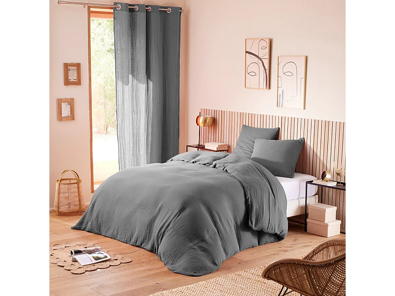 Taie d'oreiller "Noah" 50 x 70 cm "Gaze de Coton"