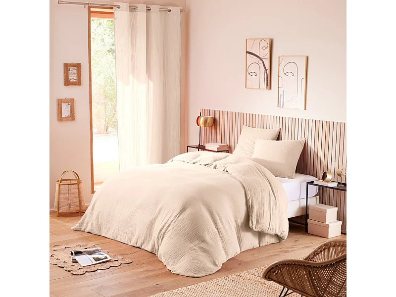 Taie d'oreiller "Noah" 50 x 70 cm "Gaze de Coton"