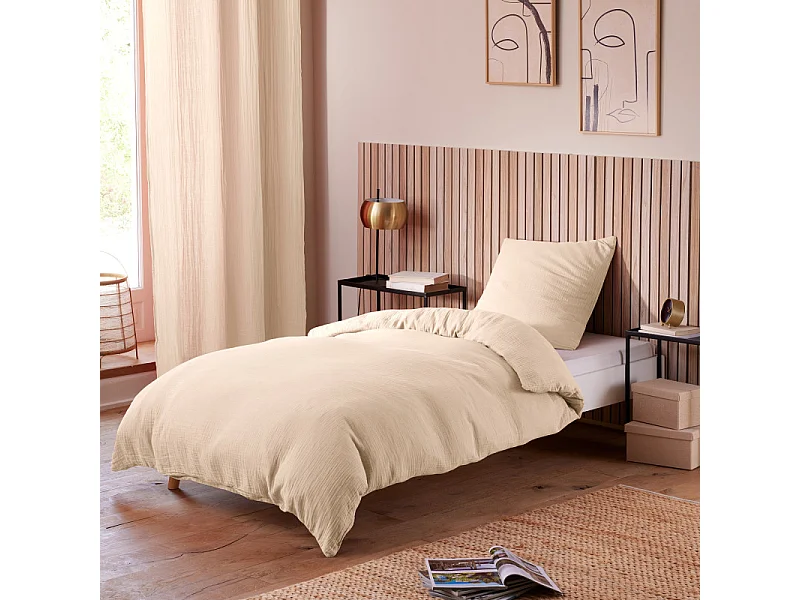 Taie d'oreiller "Noah" 50 x 70 cm "Gaze de Coton"