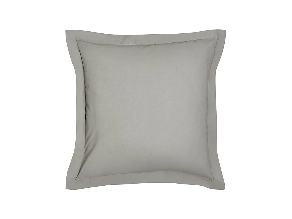 Taie d'oreiller en coton bio "Organic" - Beige - 63 x 63 cm
