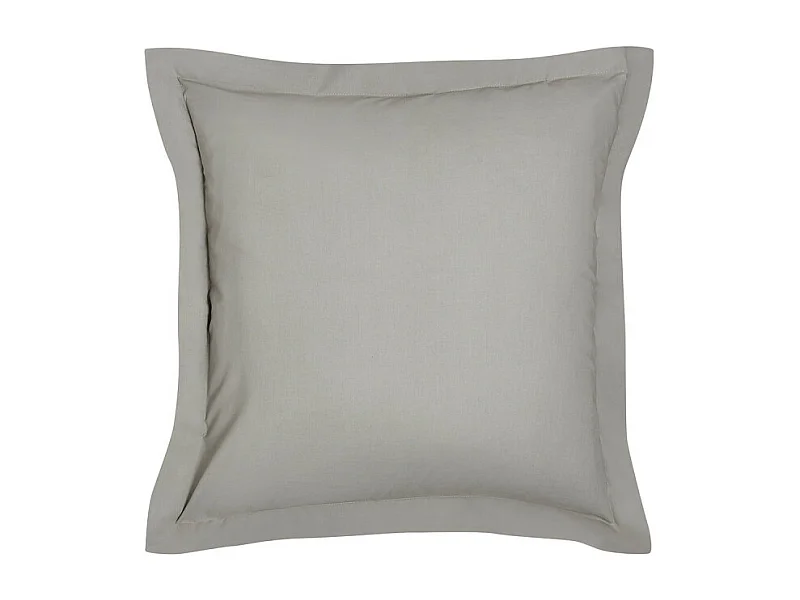 Taie d'oreiller en coton bio "Organic" - Beige - 63 x 63 cm