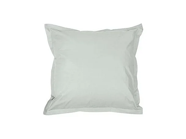Taie d'oreiller en percale de coton - Manoir - 65 x 65 cm - Gris perle